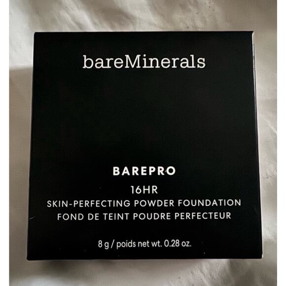 BareMinerals Barepro 16hr Skin-Perfecting Powder Foundation ~ Deep 55 Cool ~ NIB - Picture 1 of 3
